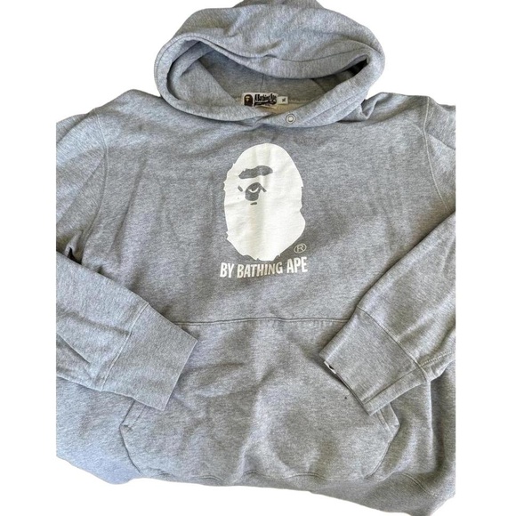 BAPE by Bathing Ape grey hoodie xl - Picture 1 of 4